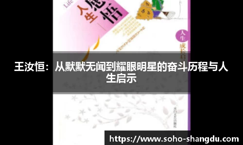 王汝恒：从默默无闻到耀眼明星的奋斗历程与人生启示